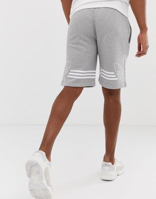 adidas grey jersey shorts