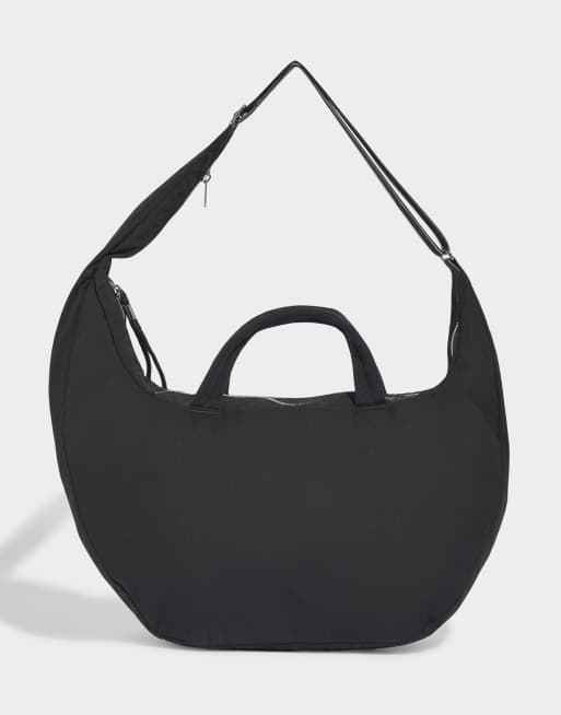 adidas Original sac croissant grand format noir et blanc, 4 de 4