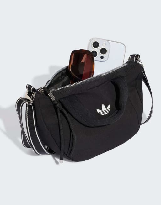 adidas Original sac croissant Sport XS noir et blanc, 4 de 4