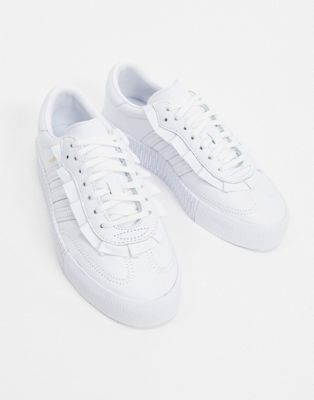 adidas sambarose all white