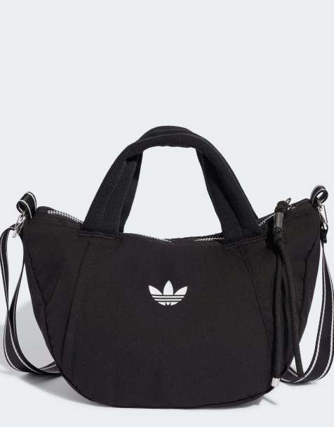 adidas Original Sport XS borsa a mezzaluna nera e bianca - view 1