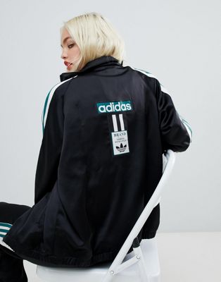 the brand with the three stripes jacket