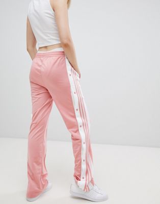 pink stripe adidas pants