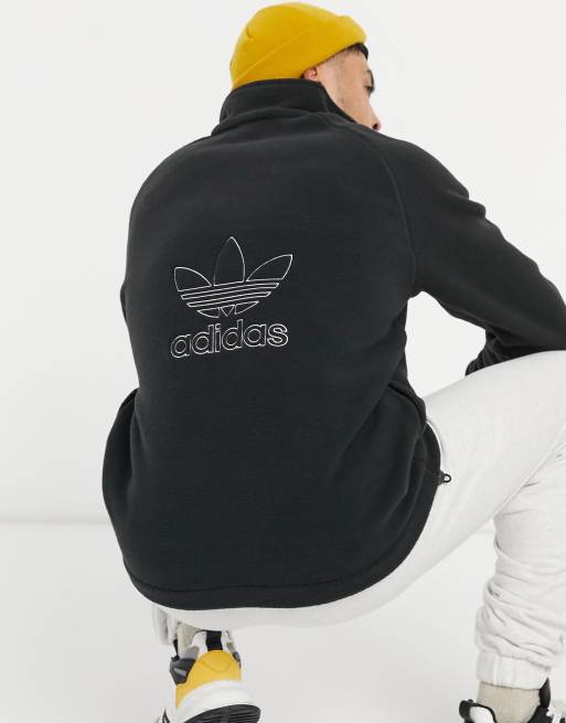 Adidas zip up on sale fleece