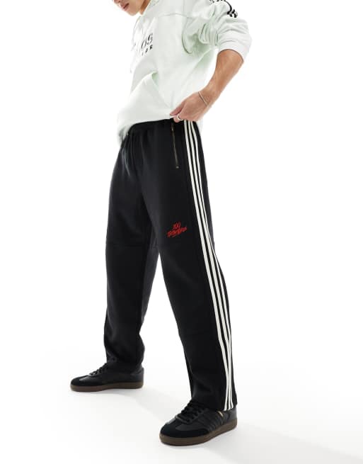 adidas Originals 100 Thieves track pants in black