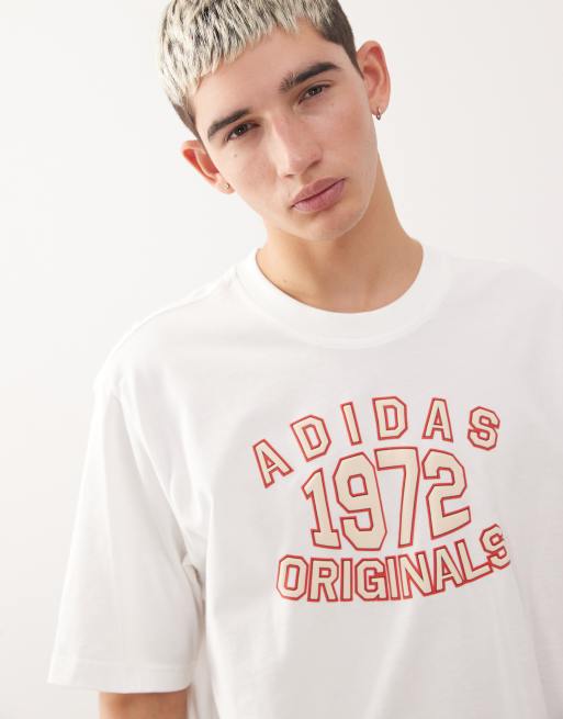 adidas Originals 1972 graphic t-shirt in white | ASOS