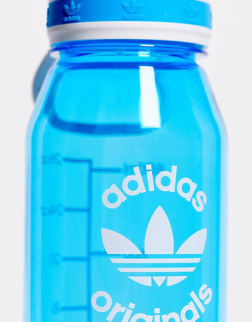 adidas Originals 1L plastic water bottle in blue | ASOS