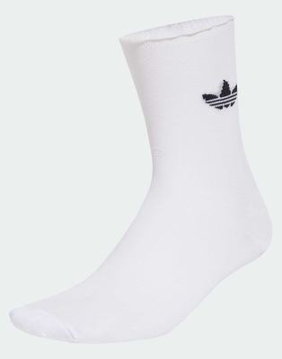 adidas Originals - 2 Paar Socken in Weiß mit Kräuselsaum