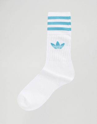 baby blue adidas socks