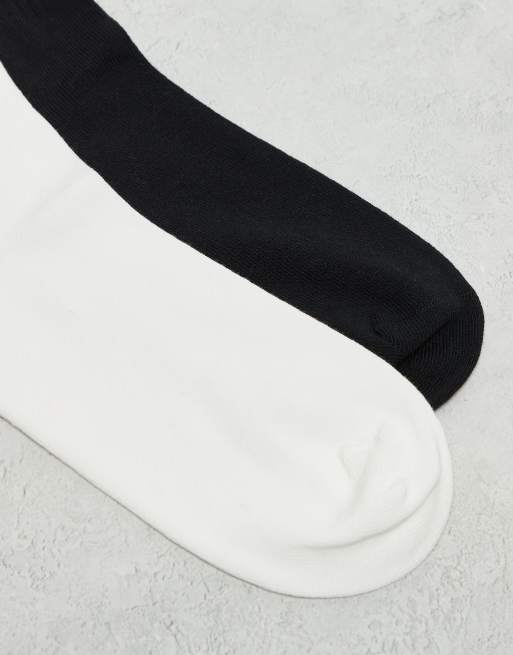 adidas Originals 2 pack Samba socks in white | ASOS