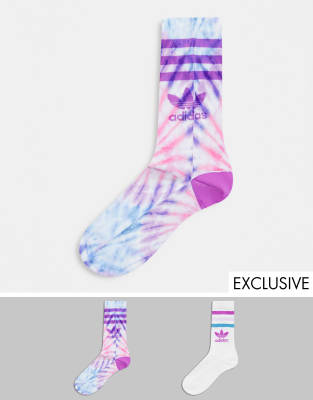 adidas tie dye socks