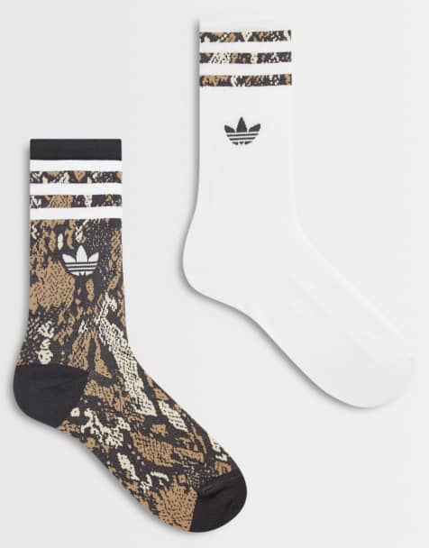 adidas Originals 2-pack sokken met slangenprint - view 1