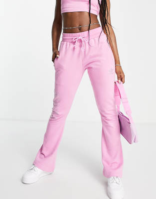 adidas sweatpants pink