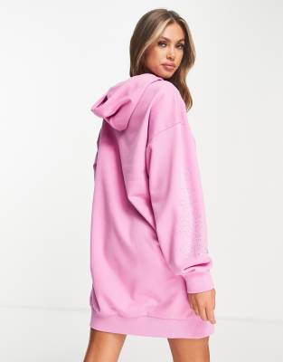 pink adidas sweater dress