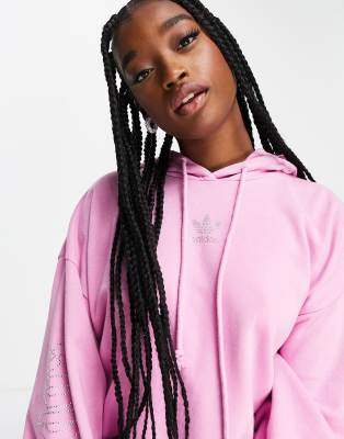 Jd pink adidas store hoodie