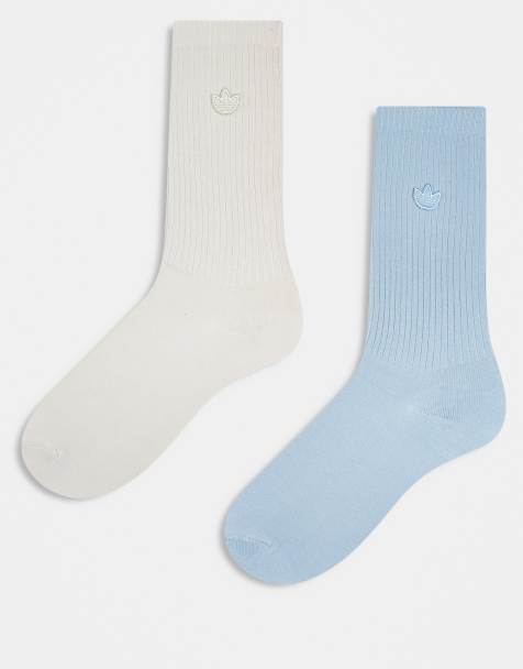 adidas Originals – 2er-Pack Crew-Socken in verschiedenen Farben - view 1