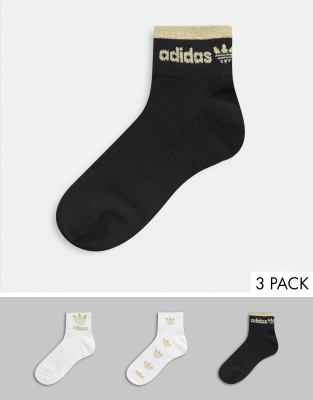 gold adidas socks