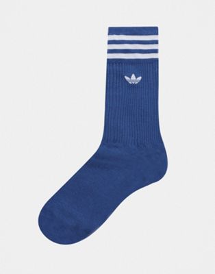 blue adidas socks