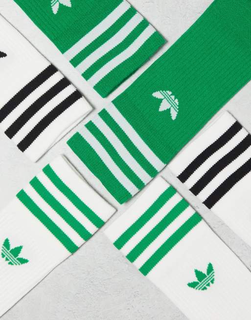 Adidas originals hot sale socks green