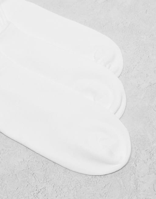 adidas Originals 3 pack mid cut socks in white, 2 of 3