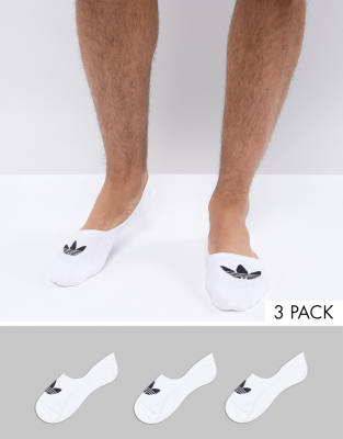 adidas white no show socks