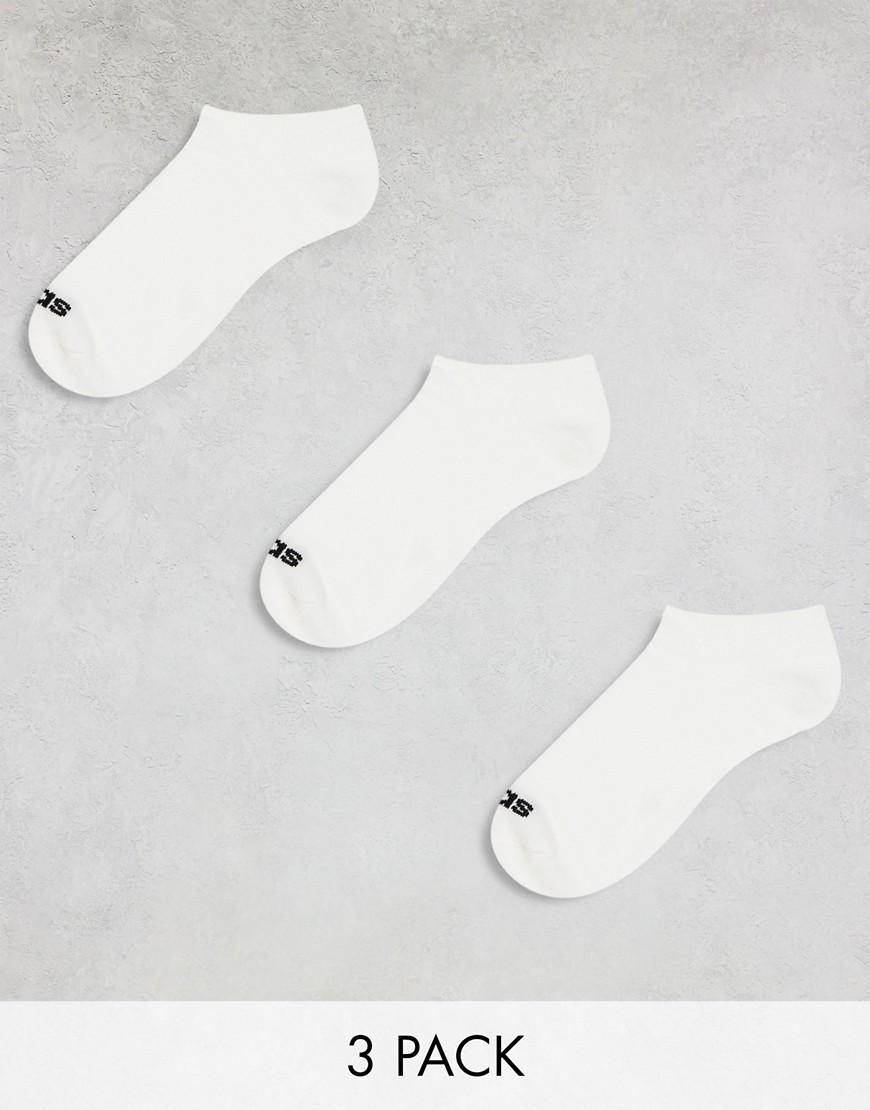 adidas Originals 3-pack no-show socks in white-Multi