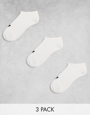 adidas Originals 3 pack sock in white