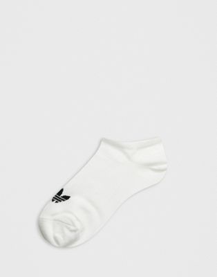 white adidas trainer socks
