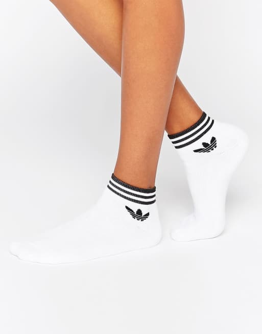 Adidas hot sale trefoil ankle