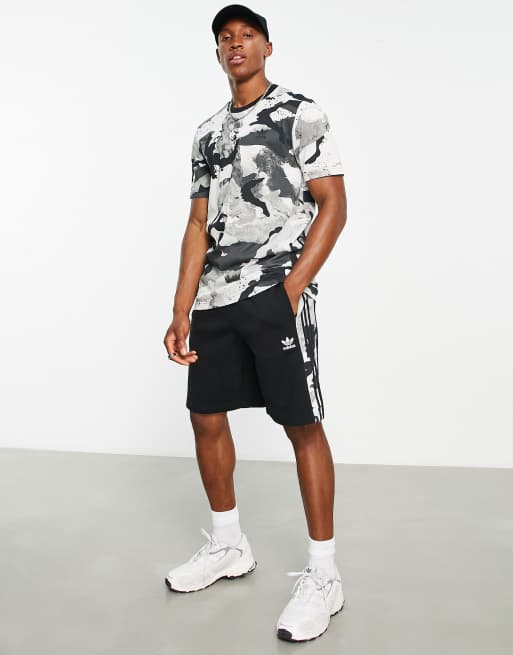 Adidas camo store shorts and shirt