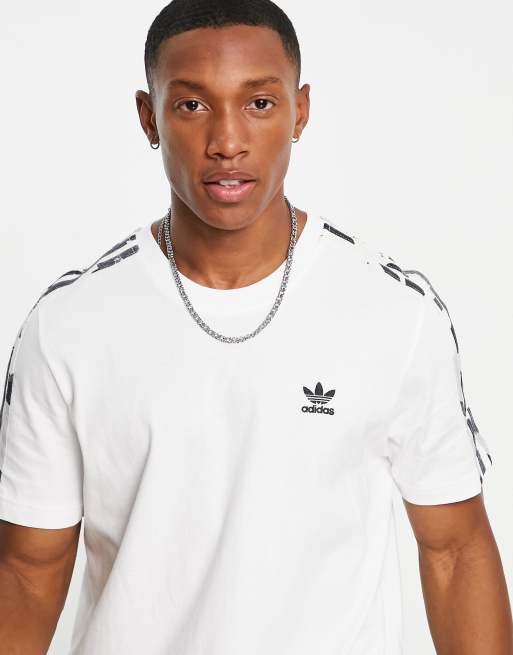 Adidas camo trefoil t sales shirt