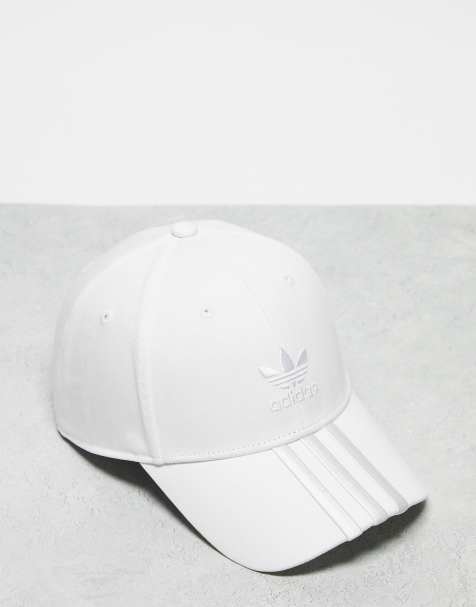 adidas Originals 3 stripe cap in white - view 1