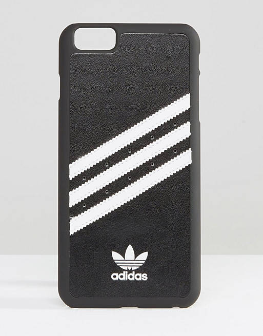 adidas Originals 3 Stripe iPhone 6 Plus Case In Black And White