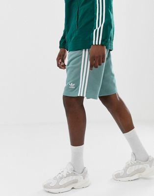 green adidas originals shorts