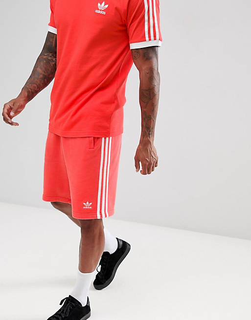 الاحساء اليوم adidas Originals 3-Stripe Jersey Shorts In Red DH5800 | ASOS الاحساء اليوم
