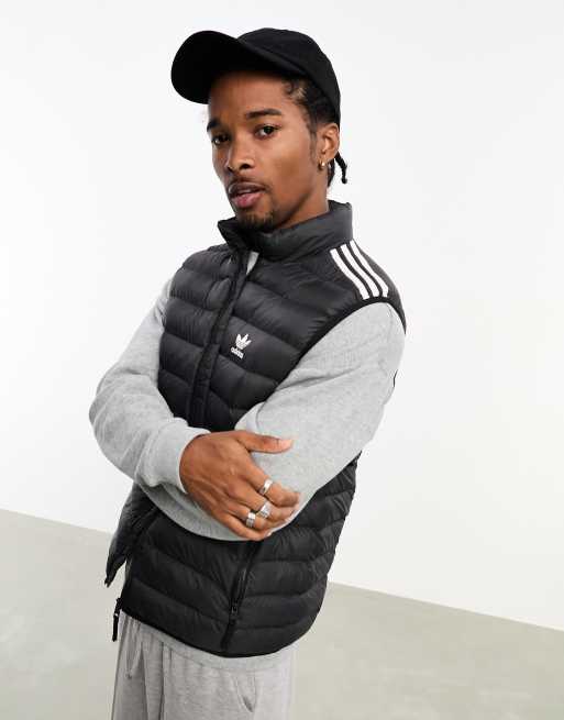 Striped hotsell puffer vest