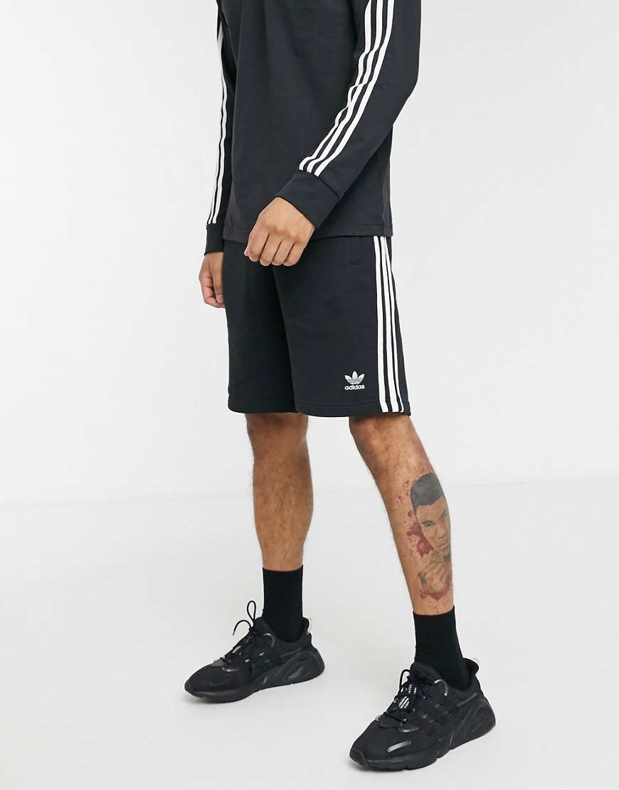 adidas Originals 3-stripe short in black