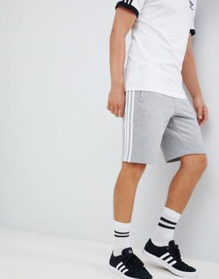 gray adidas shorts