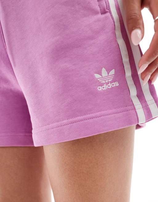 Sport Shorts Adidas Stripe Shorts Pink Adidas Originals Adicolor