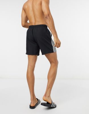 adidas 3 stripe swim short