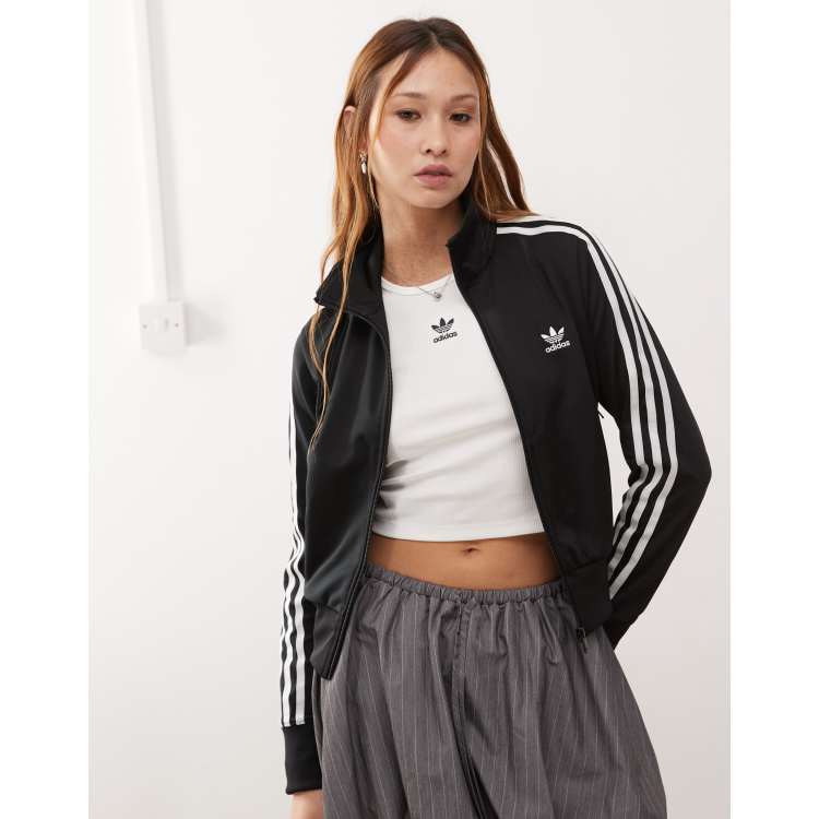 Black adidas best sale top womens