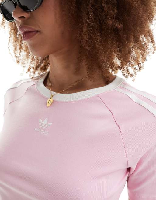 adidas Essentials 3-Stripes Sweatshirt - Pink