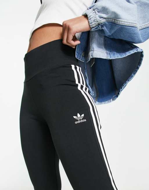 ADIDAS Adicolor Womens Flare Leggings - BLACK