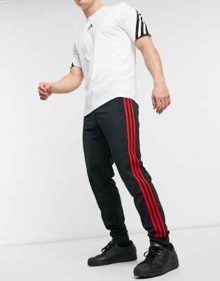 Adidas red online sweatpants