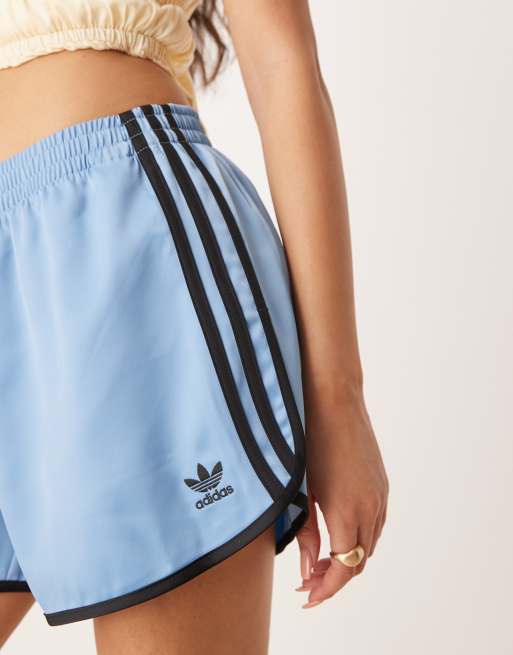 adidas Originals - Short de course à 3 bandes - Bleu