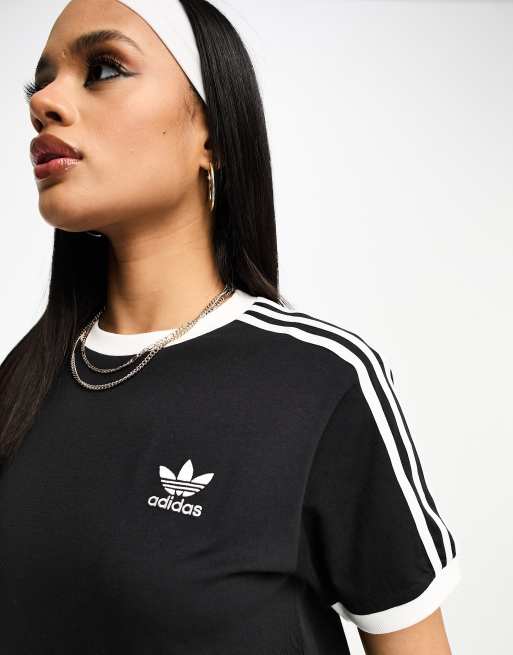 Originals 3 stripes t-shirt in black