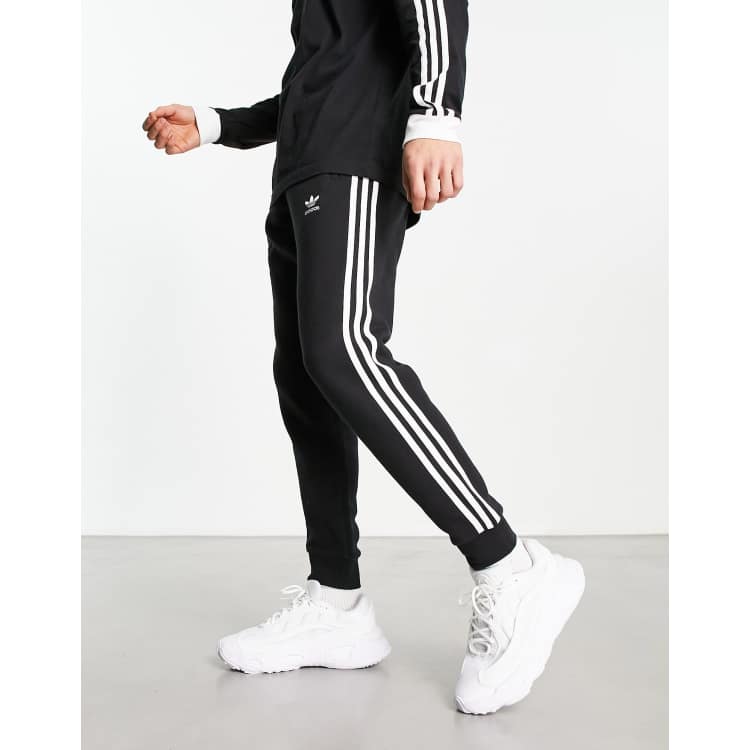 adidas Big and Tall Tricot Track Pants in Black for Men