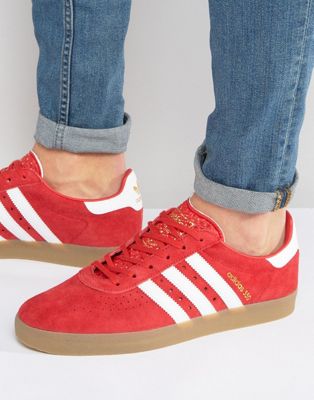 adidas jeans rosse