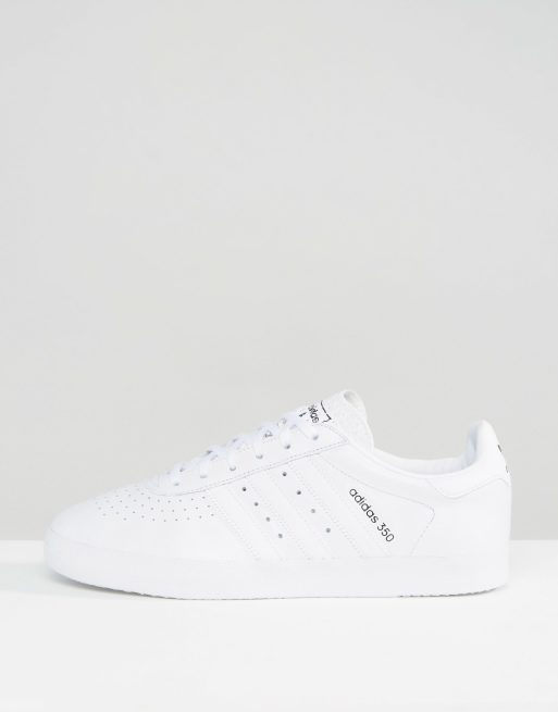 Adidas originals cheap 350 white leather