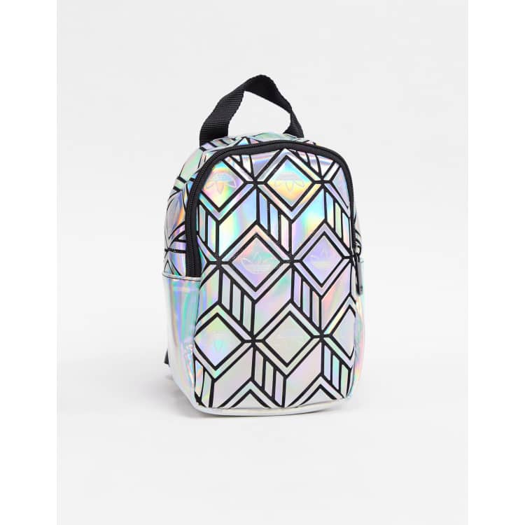 Adidas mini backpack discount holographic